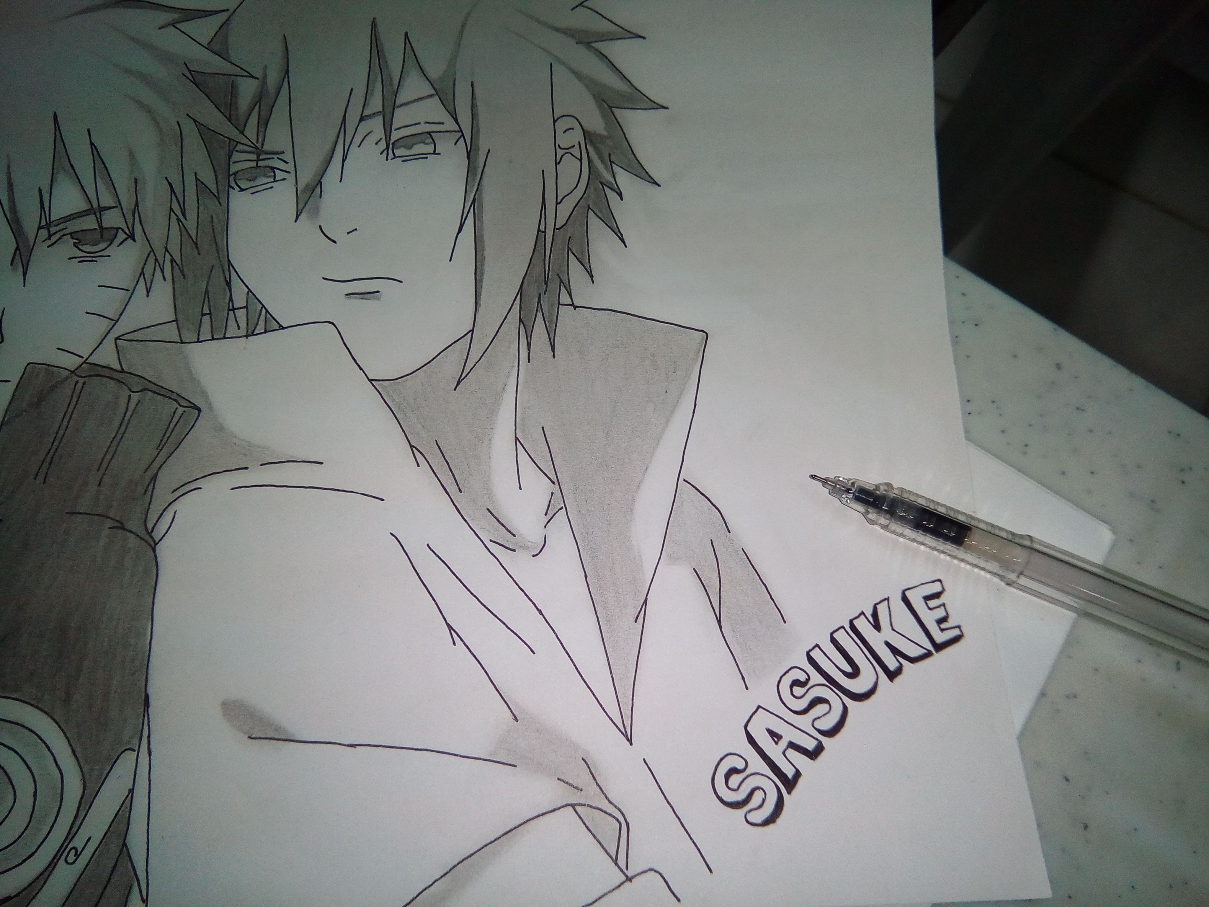 Naruto and Sasuke  Anime Character Drawing Challenge! — Steemit