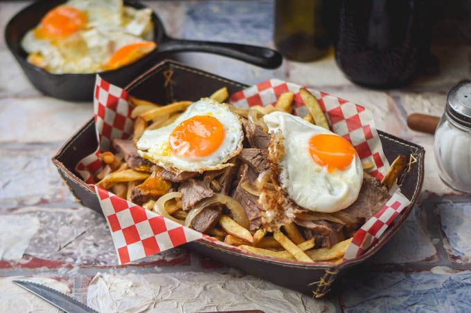 Traditional Chilean Chorrillana (Beef & Egg Loaded French Fries!),..jpg