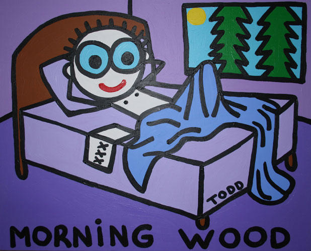Getting the morning wood is good news. 