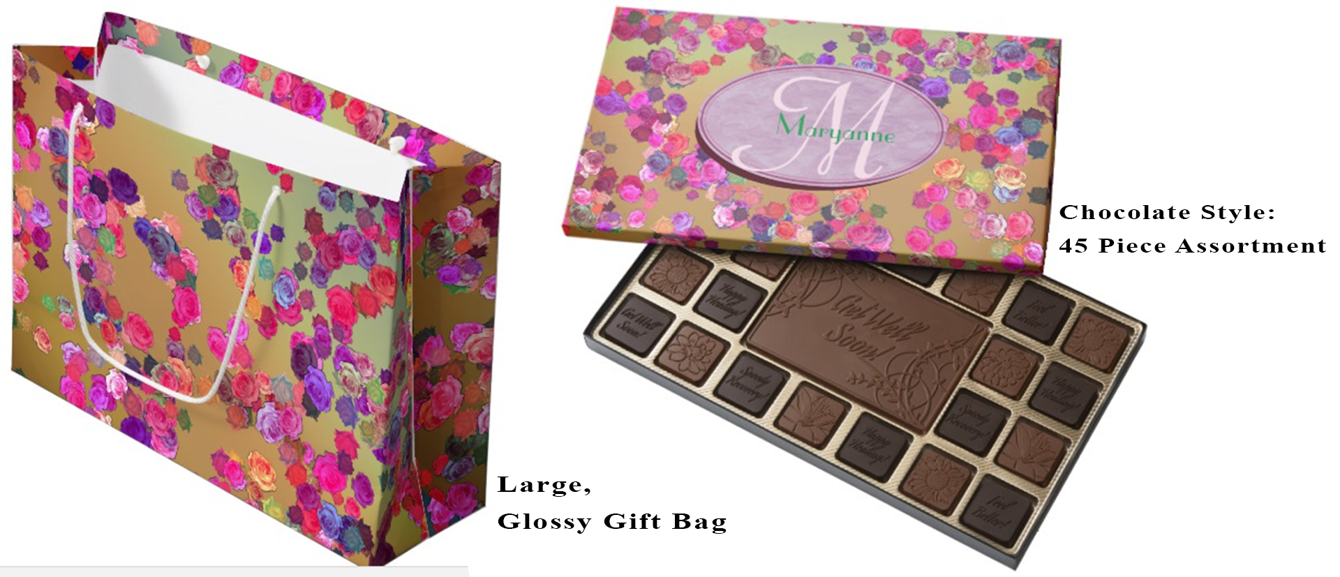 Gift Bag and Box of Chocolates