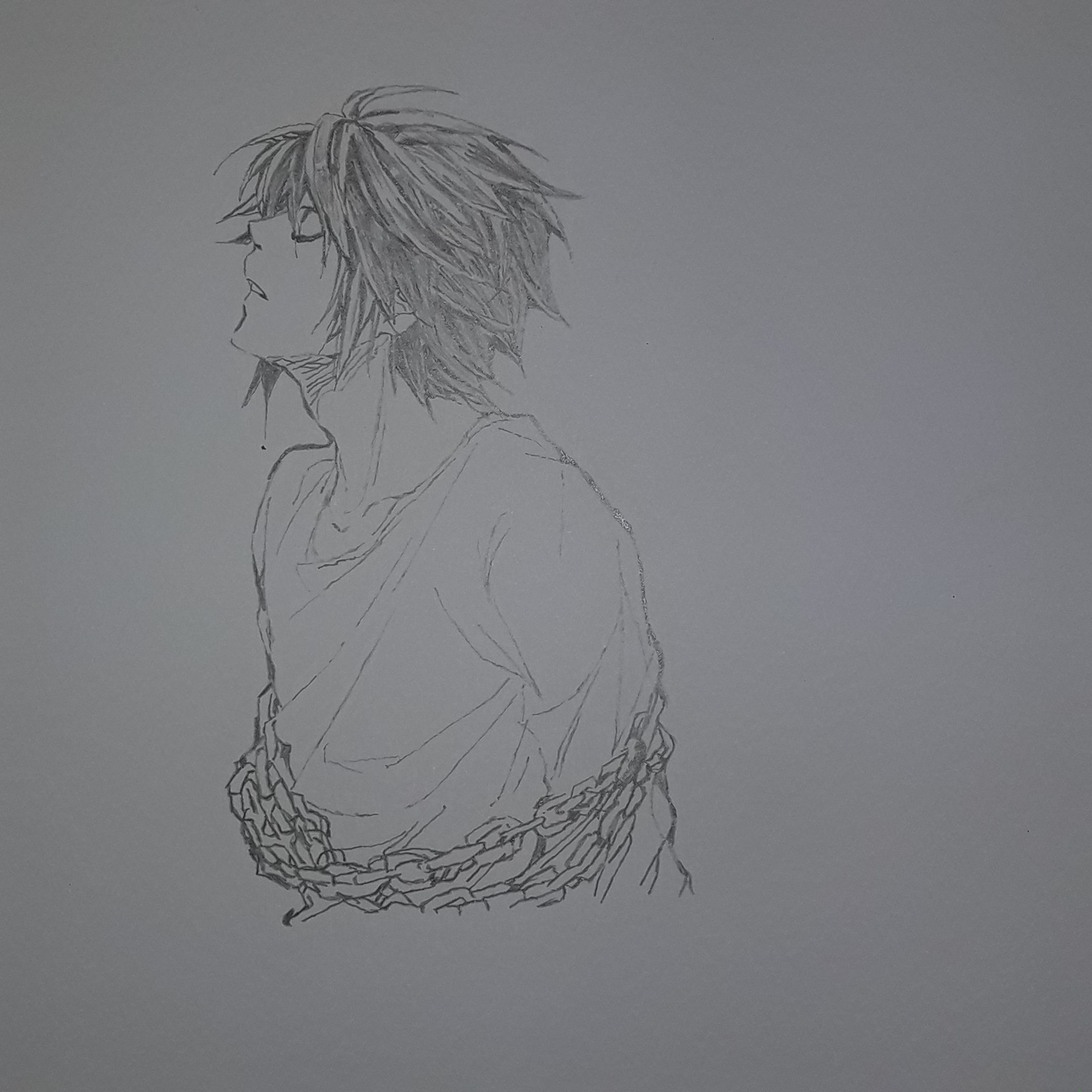 L, Death Note by RalysonB on DeviantArt