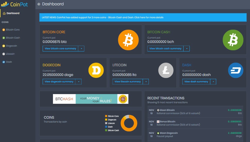 Coinpot The Way To Earn Quickly No Investment Bitcoin Bitcoin - 