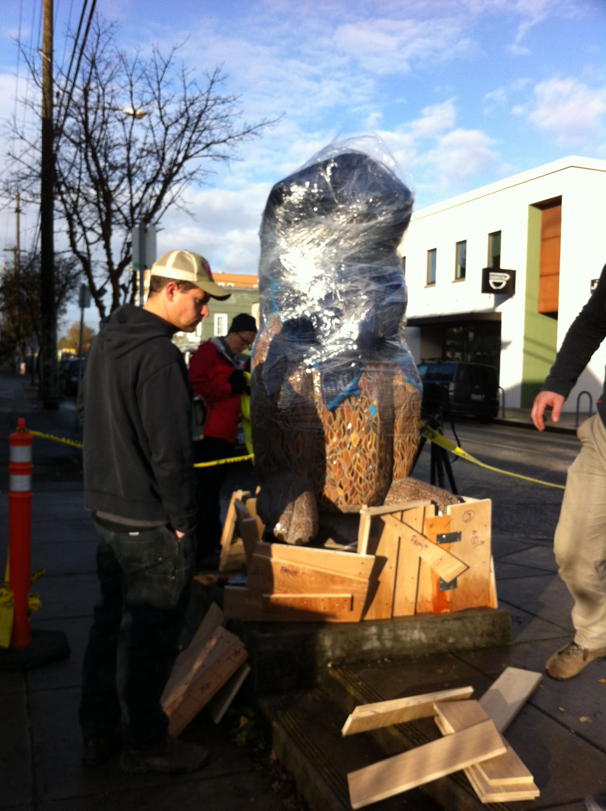 011 creating the mold for the stump.JPG