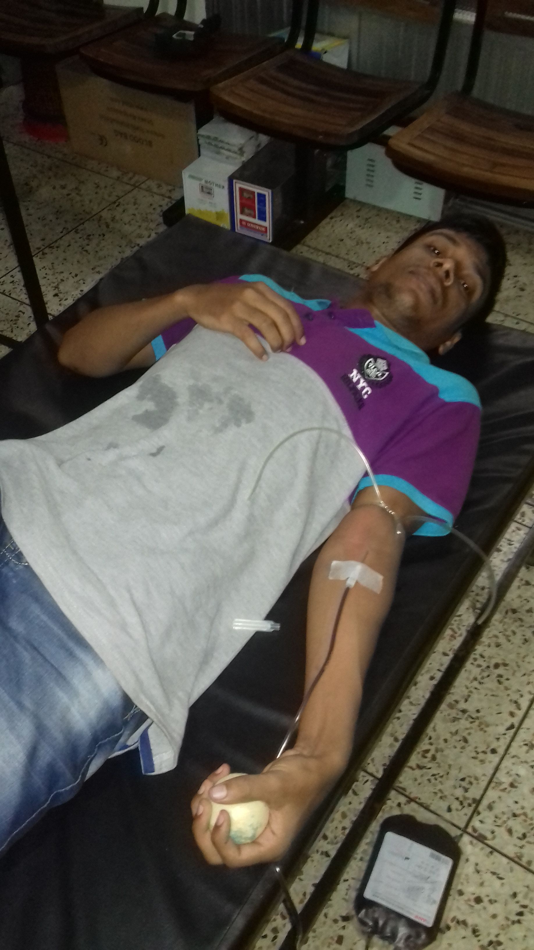 Mohammed Abdul Aziz's Blood Donation