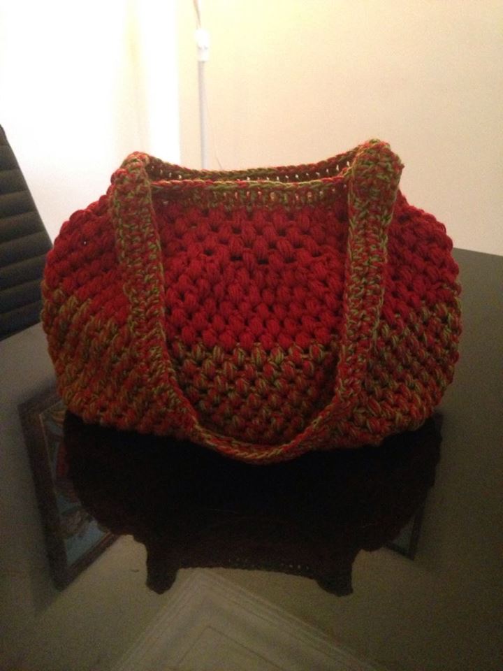 Crocheted bag - puffed bean.jpg