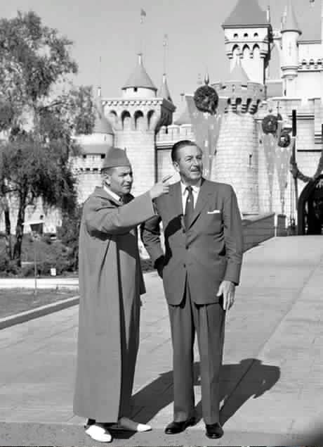 Mohammed V a Walt Disney, 1957.jpg