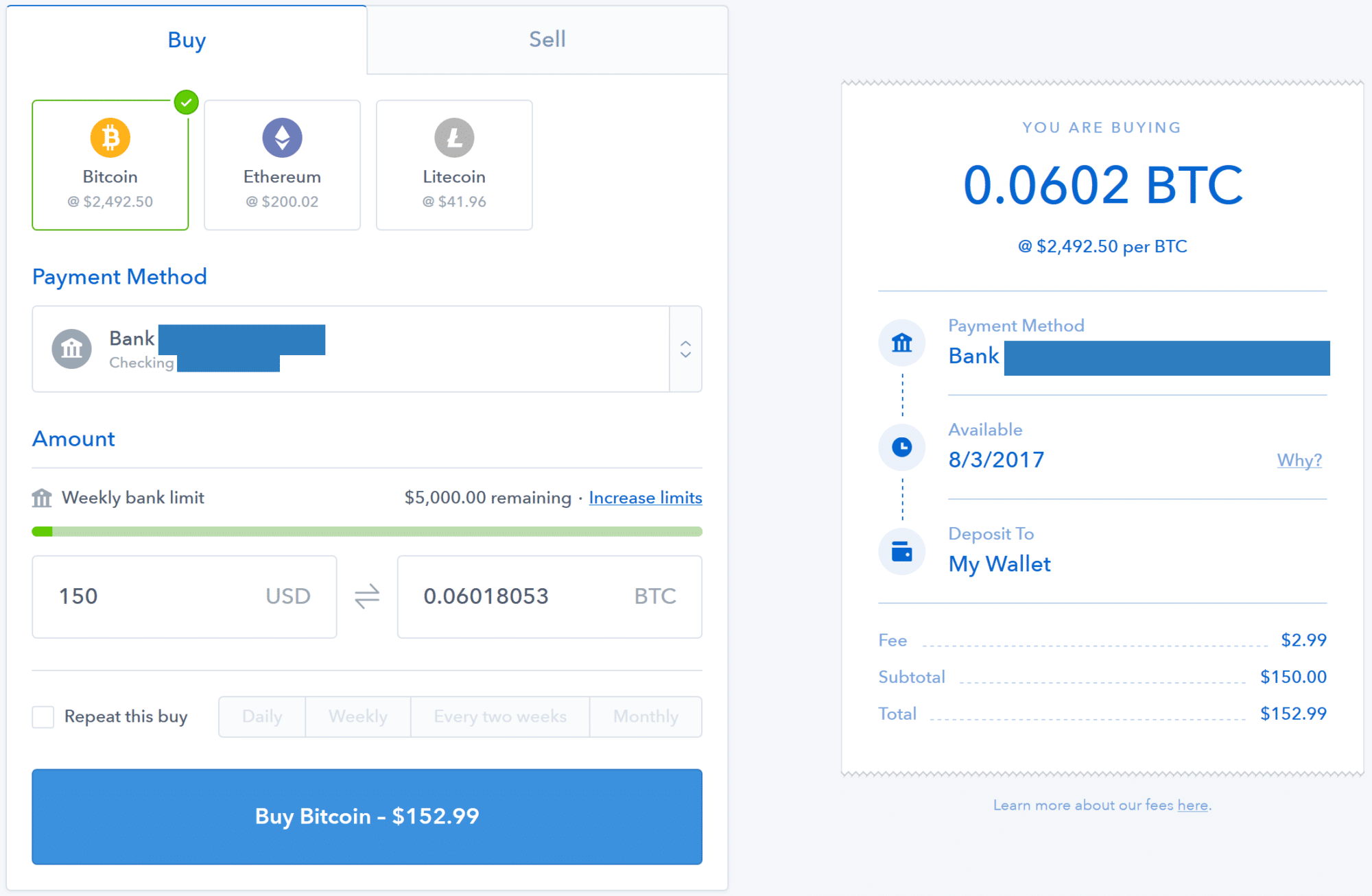 How to transfer bitcoin from coinbase to bittrex