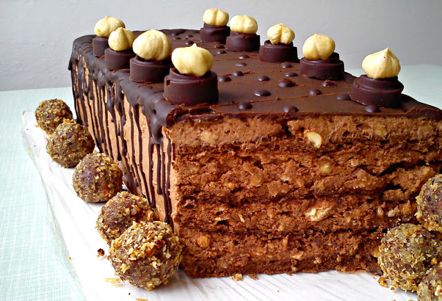 003 Layer Cake With Ferrero Rock 3 Steemit