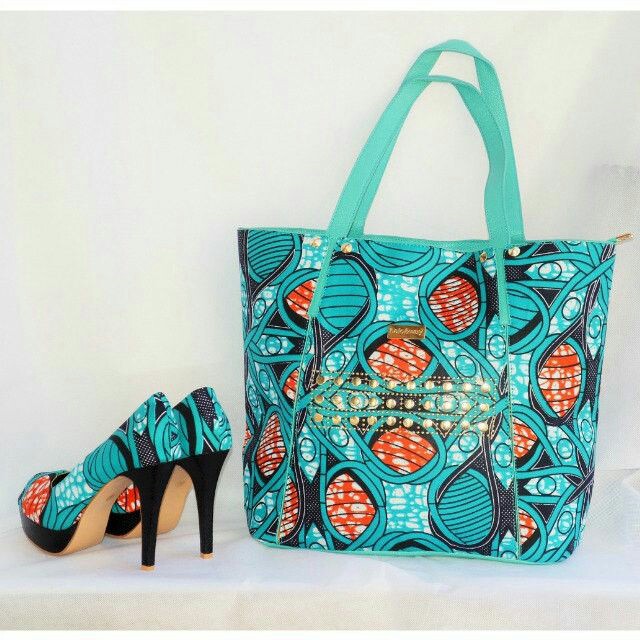 latest ankara bags and shoes