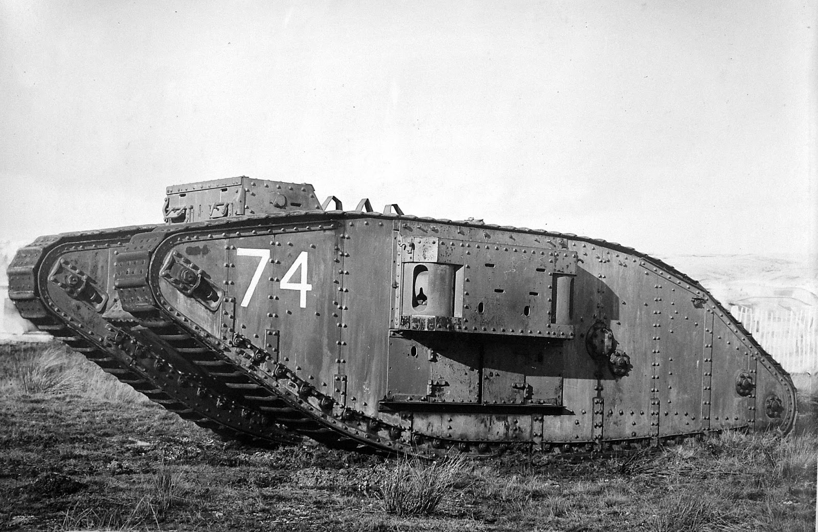 Когда появились первые танки. Mark 1 1916.