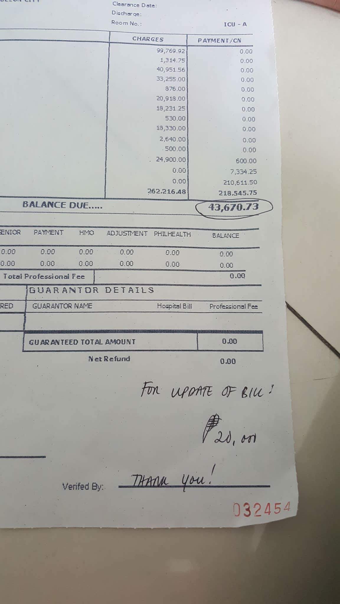 hospital bill receipt philippines hospitality hospitality