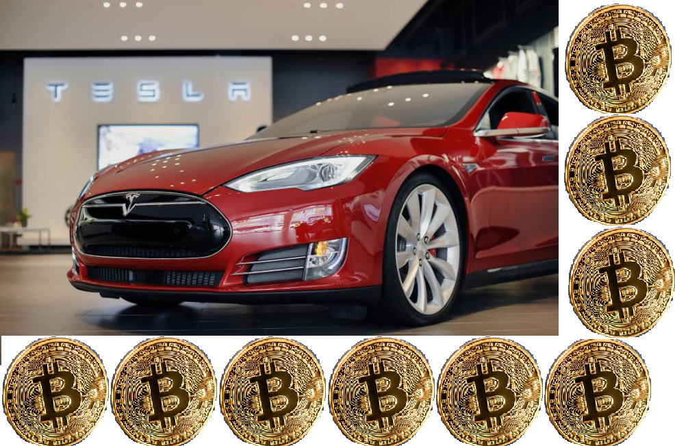 can i buy tesla car with bitcoin