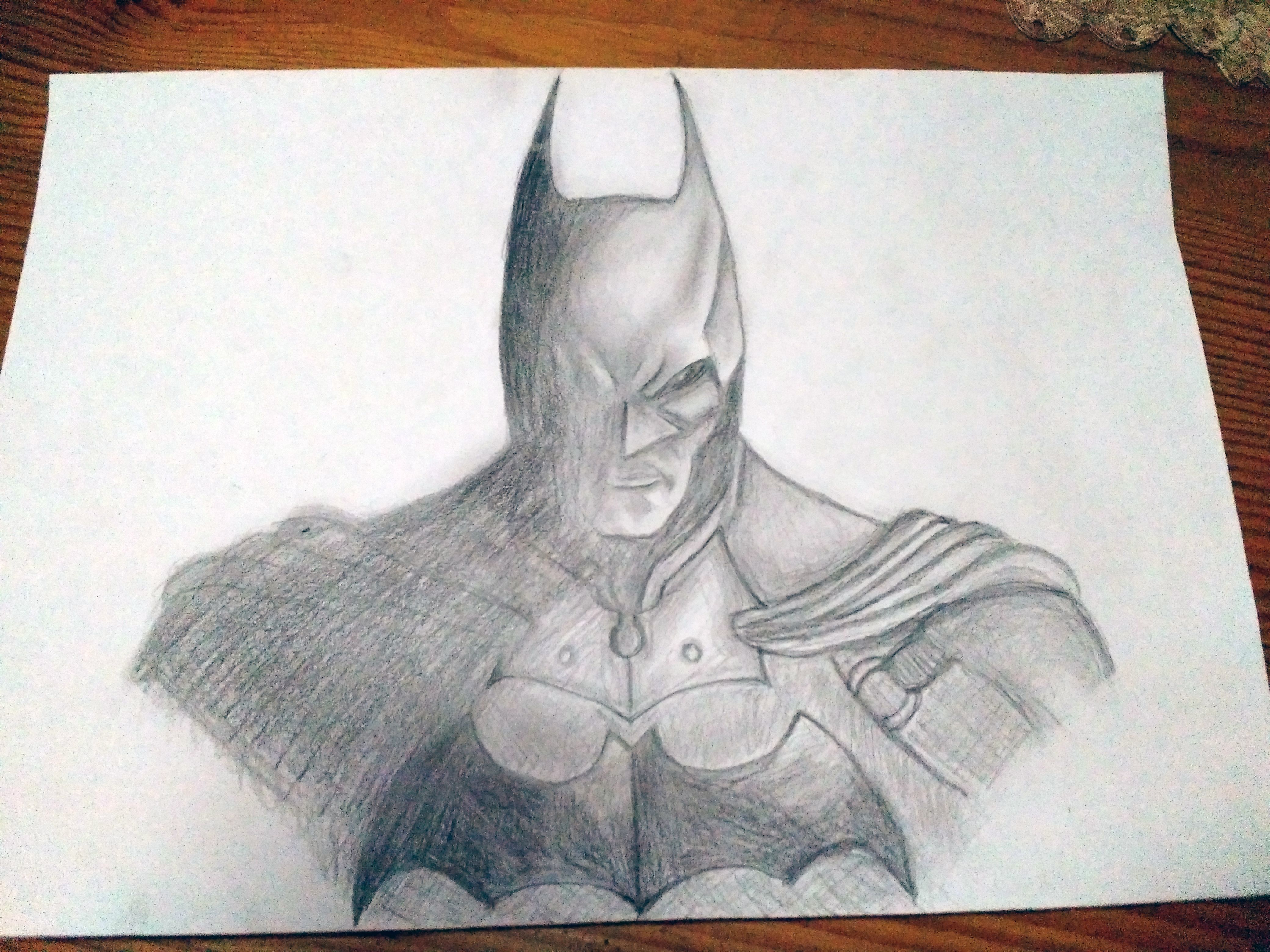 Batman Pencil Art Drawing - 2009 Signed art by Jon Hughes | Comic  Collectibles - Original Art / HipComic