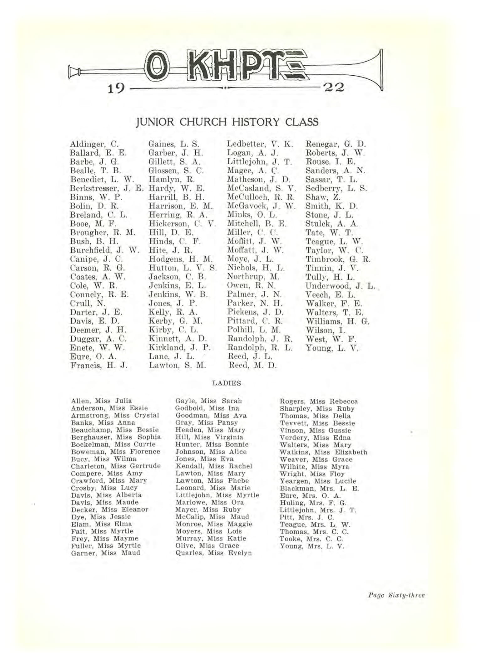 Southern Seminary annual (O Kerux) 1922-071.jpg