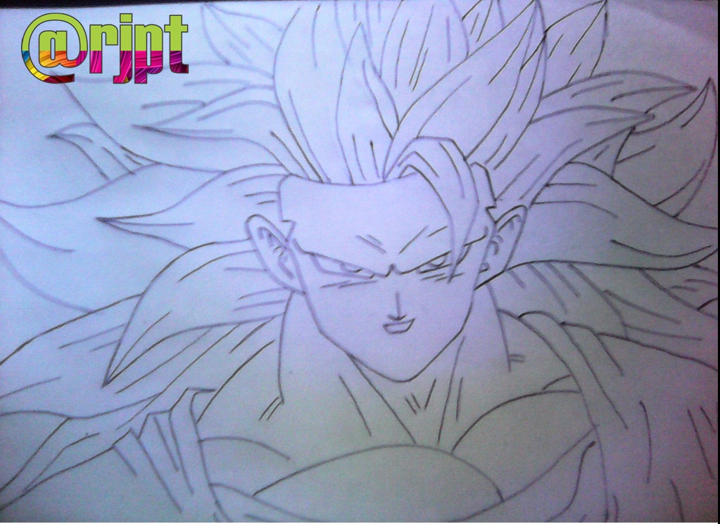 Drawing Goku ssj3 Step by Step — Steemit
