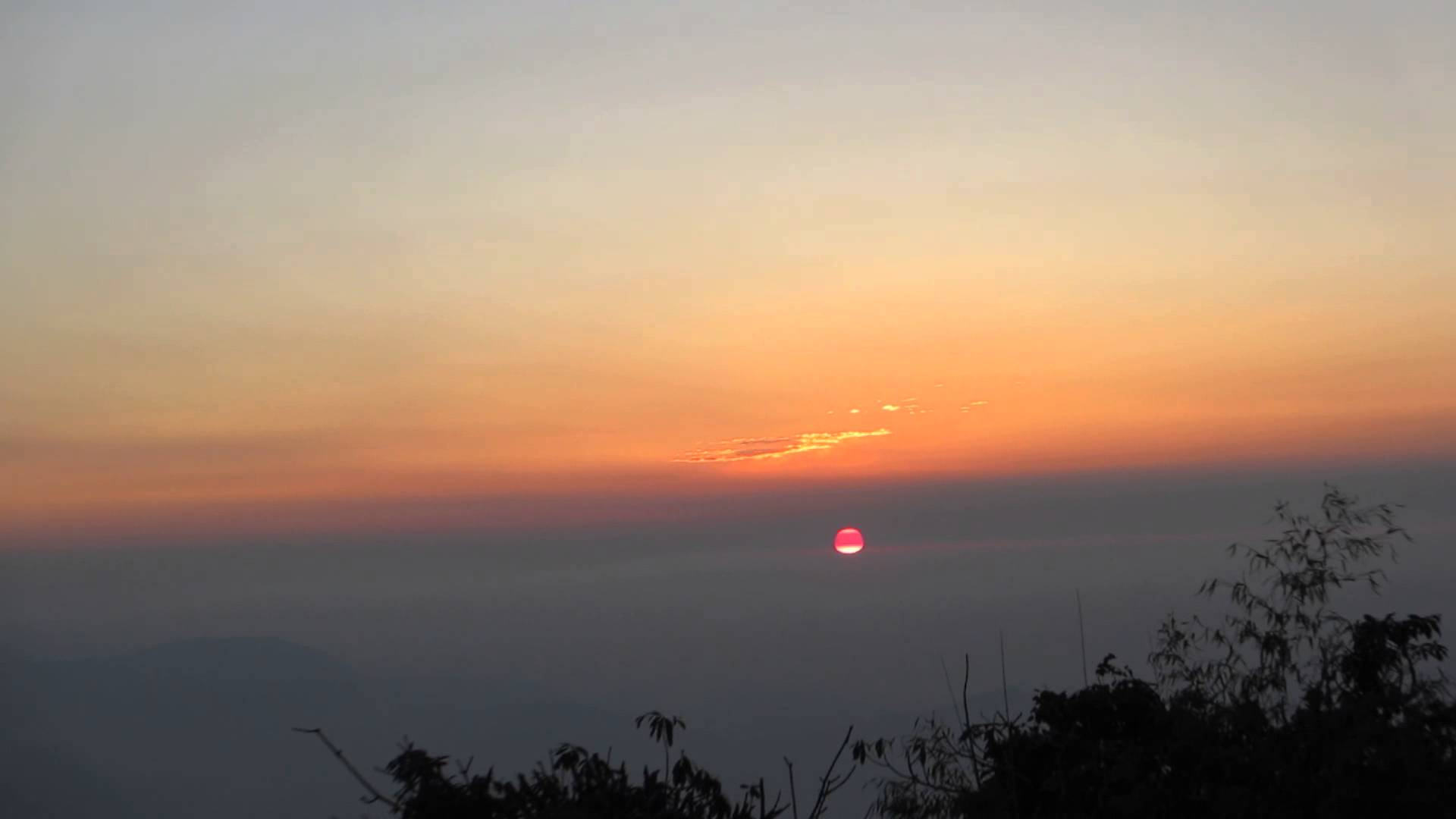 Wonderful Sunrise Scene From Tiger Hills Darjeeling Steemit