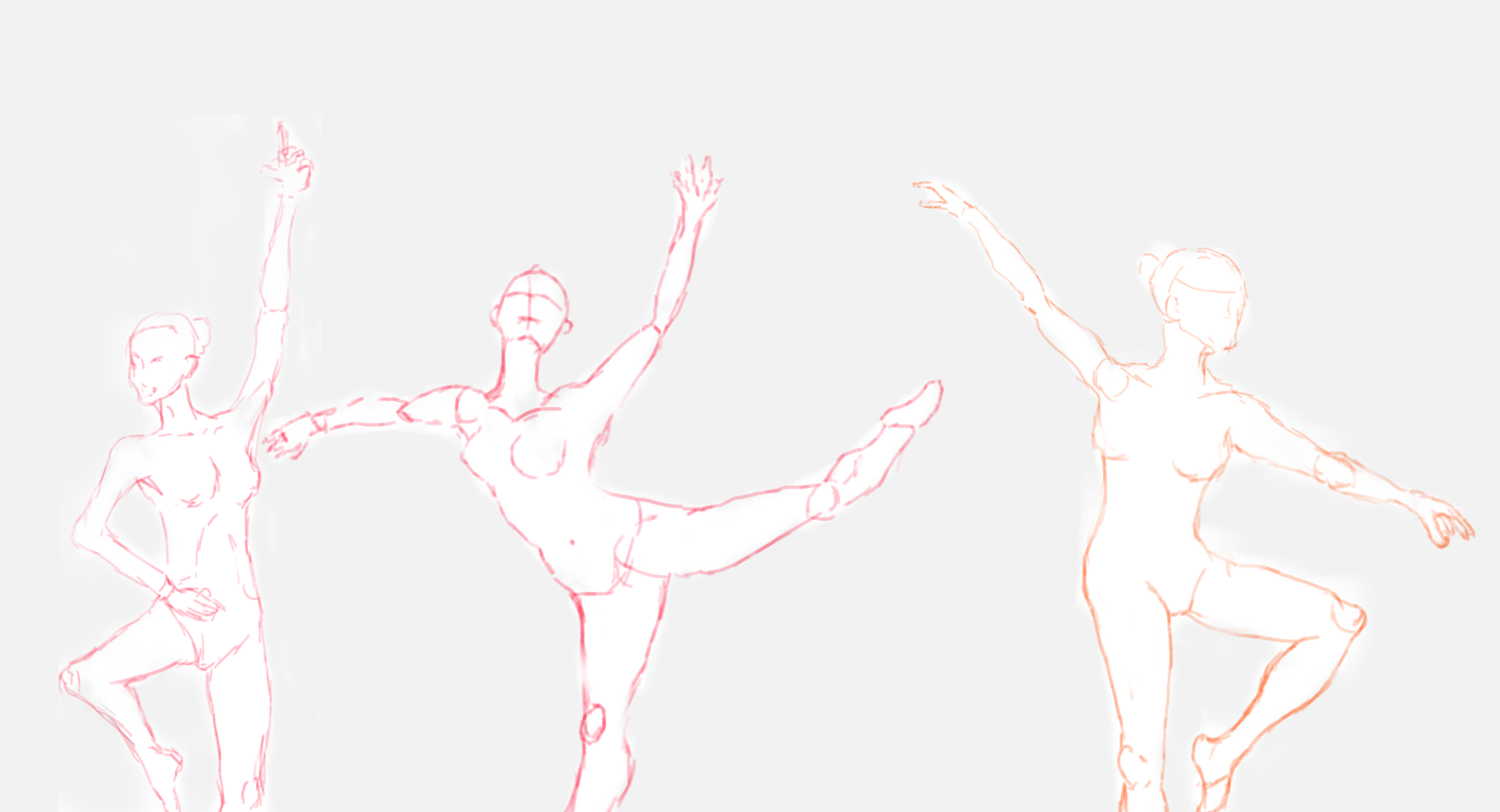 Premium Vector | Women girls jumping sketch set on white background  isolated vector