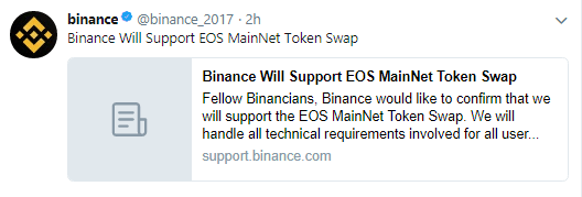 binance-announcement-to-support-eos-mainnet-token-swap.png