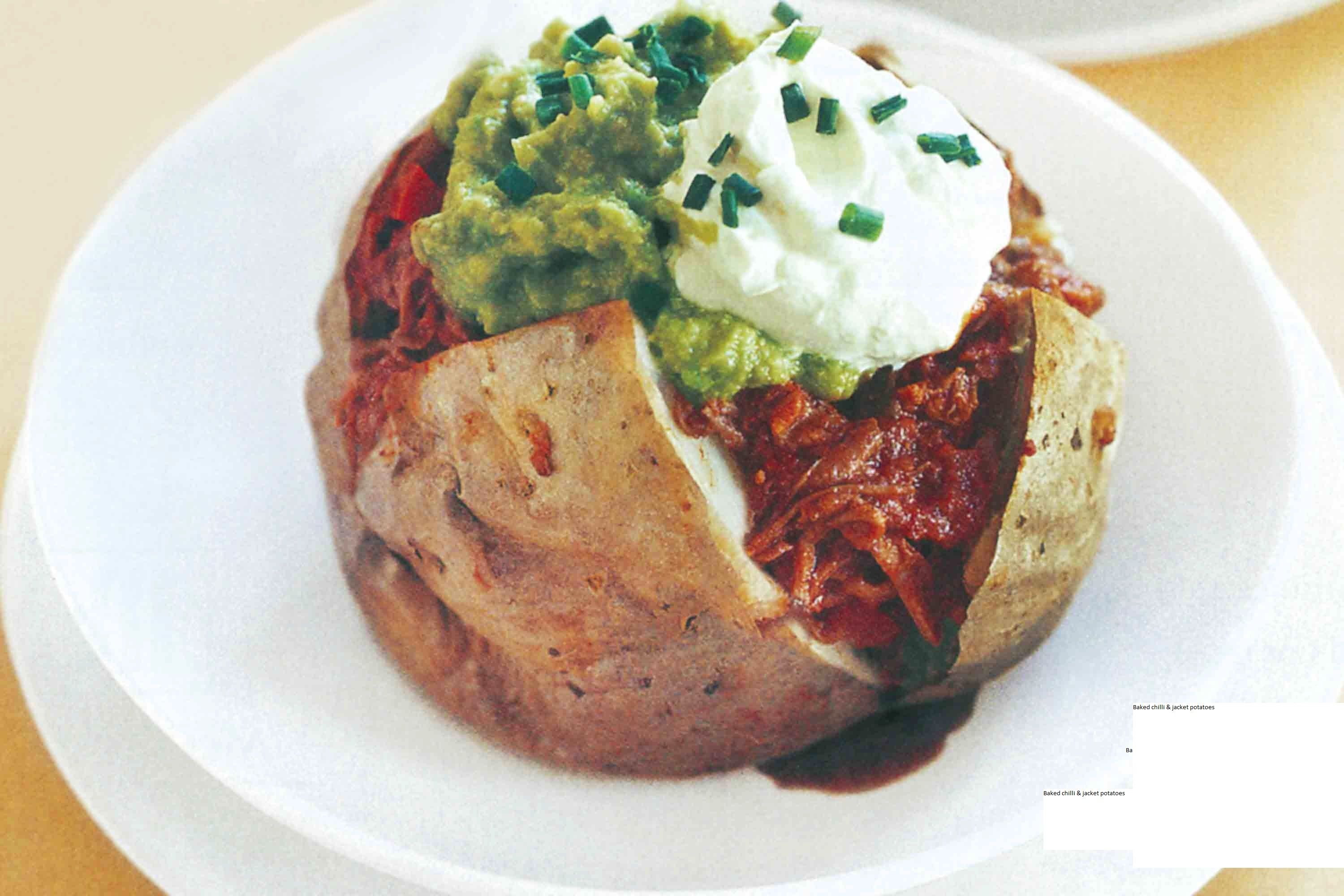 \u2014 chilli Baked \u0026 Steemit jacket potatoes