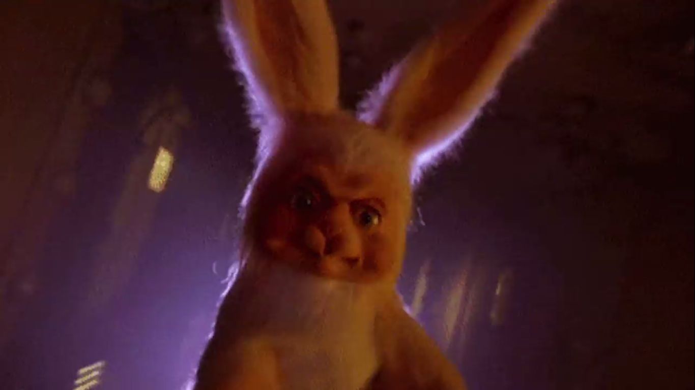 Evil easter bunny gif