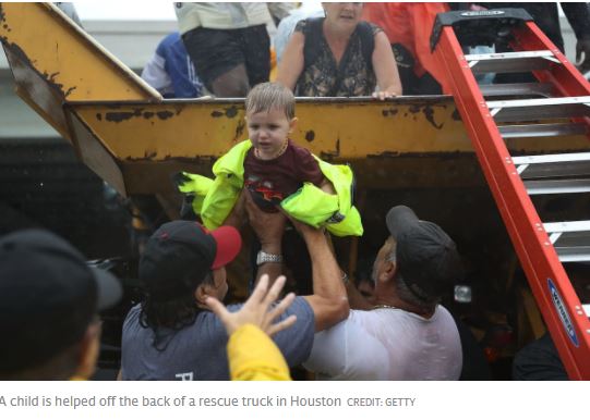 harvey pic - Communities coming together.JPG