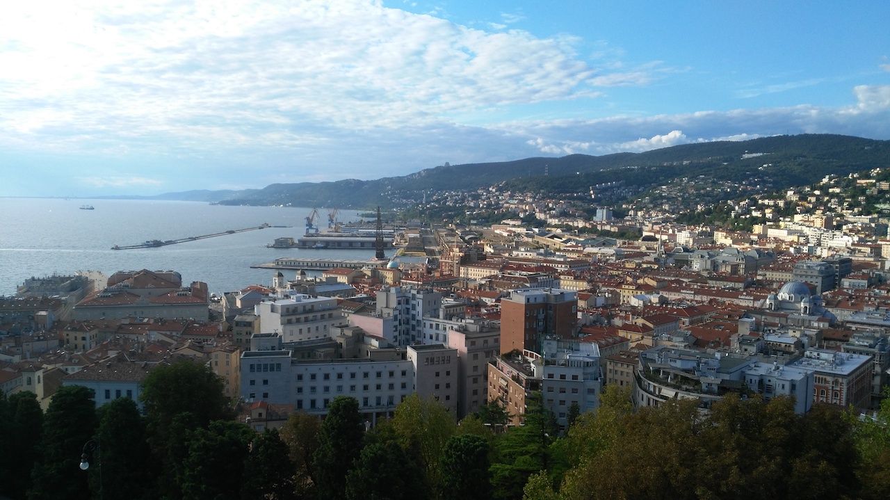 Trieste dal Castello di San Giusto