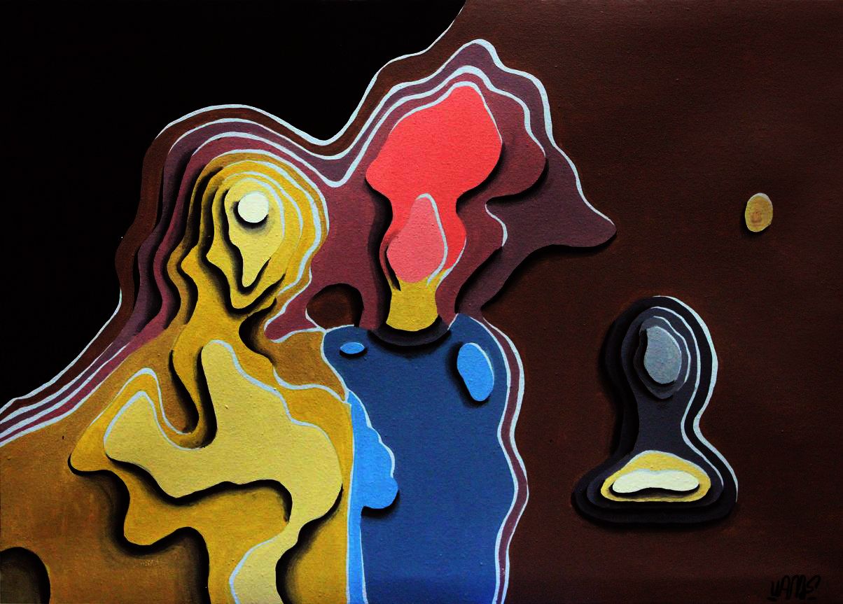 14.Father, mother and son Oil on Canvas ( 57 x 41 cm ).jpg