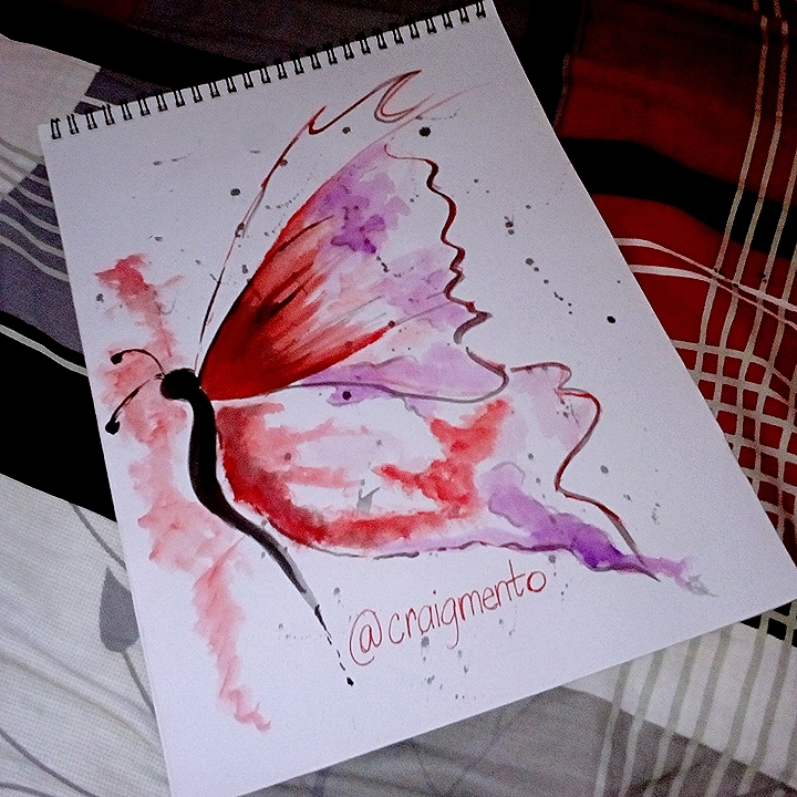 Featured image of post Easy Watercolor Drawing Butterfly / How to draw a butterfly step by step: