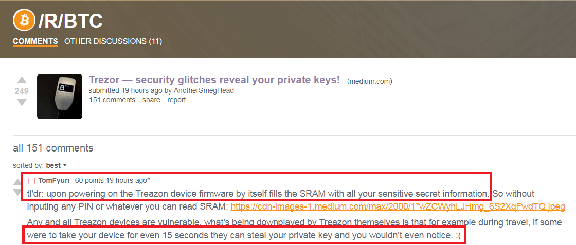 Trezor Hack Devices Are Not Secure Private Key Can Be Extracted - 