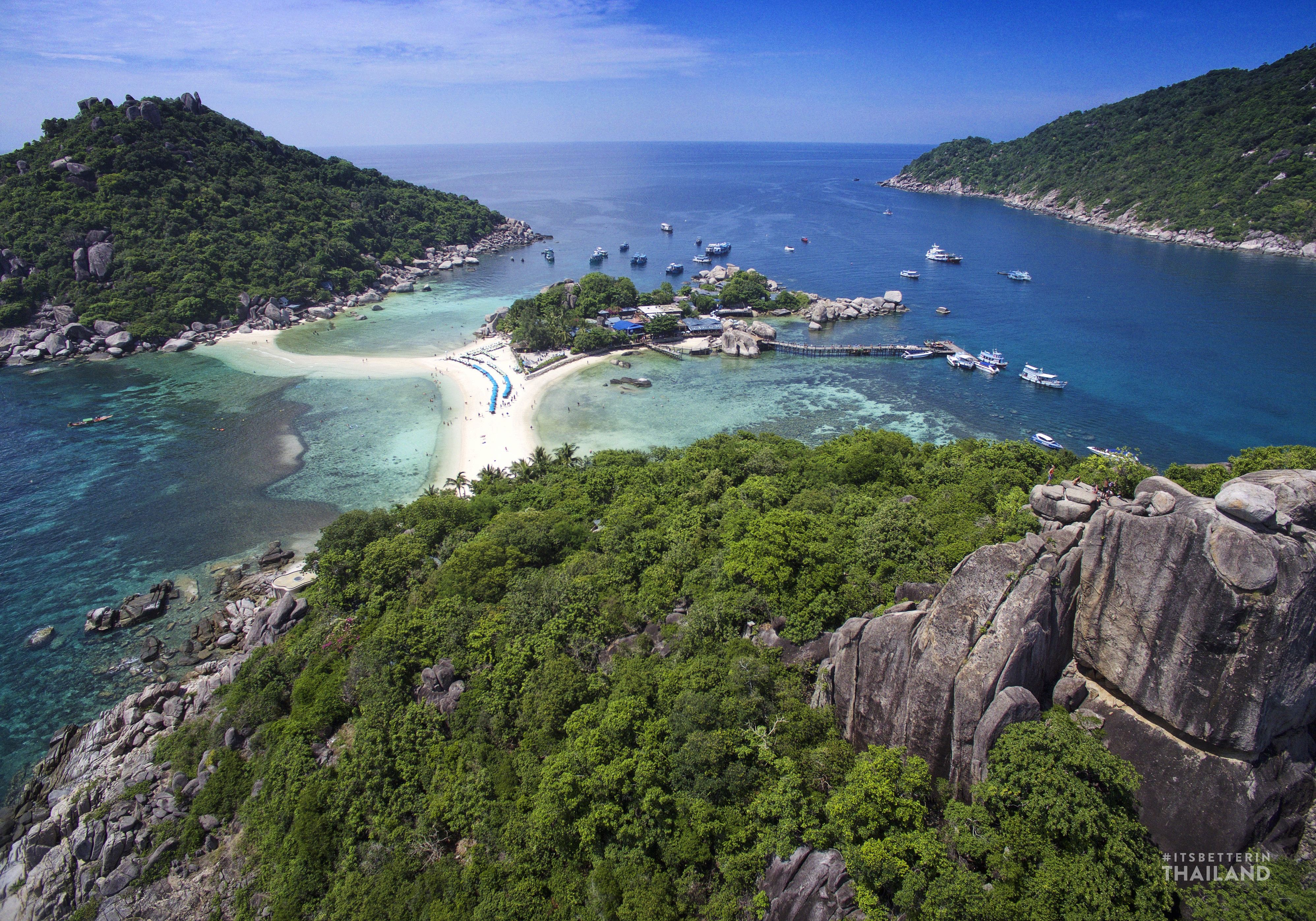 Drone trip to Koh Nang Yuan, Thailand — Steemit