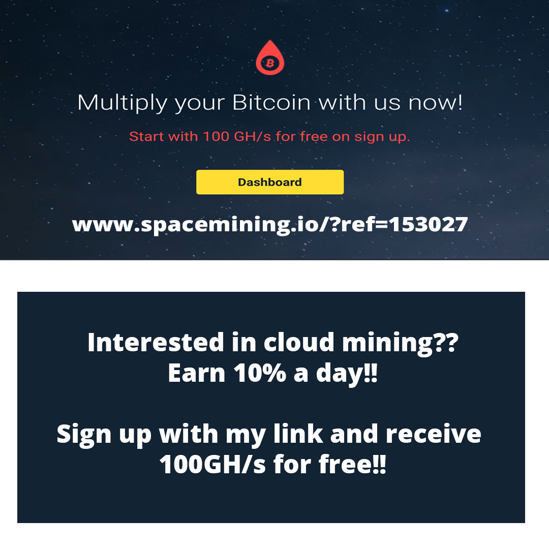 Earn 10 A Day With Bitcoin Cloud Mining Steemit - 