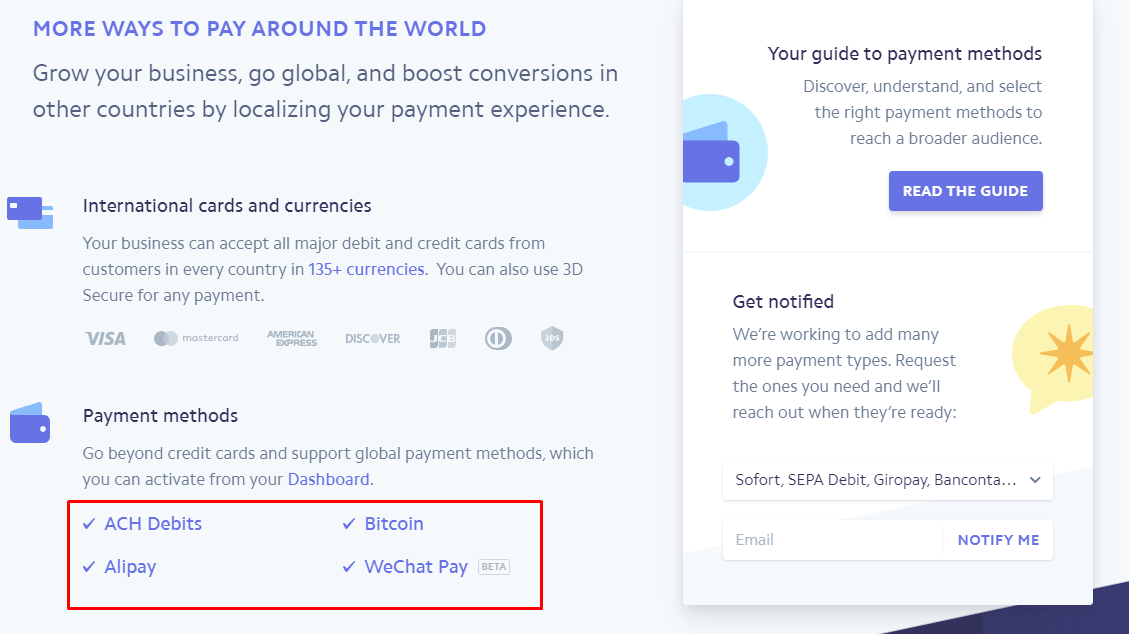 Stripe Accept Bitcoin Alipay Wechat Payment Steemit - 