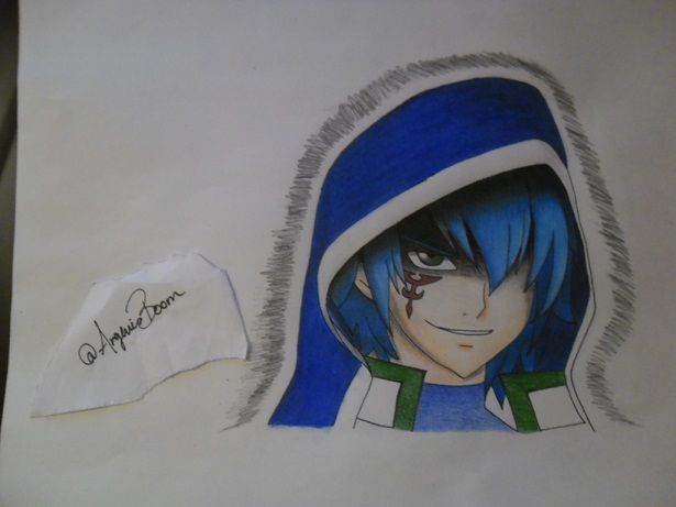 I present the step by step process of the painting of Jellal Fernandes of  the ANIME 