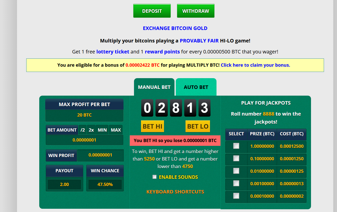 Free bitcoin faucet gambling