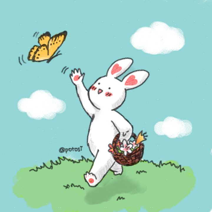 Rabbit chasing butterfly2.png