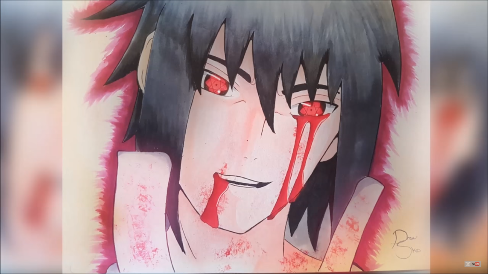 naruto#sasuke #drawing, how to draw sasuke