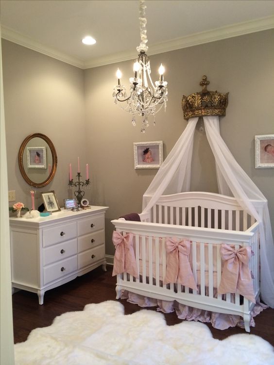 Chandeliers for best sale baby girl nursery