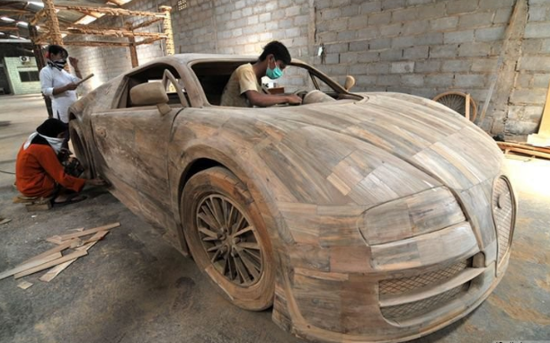 cool wooden cars