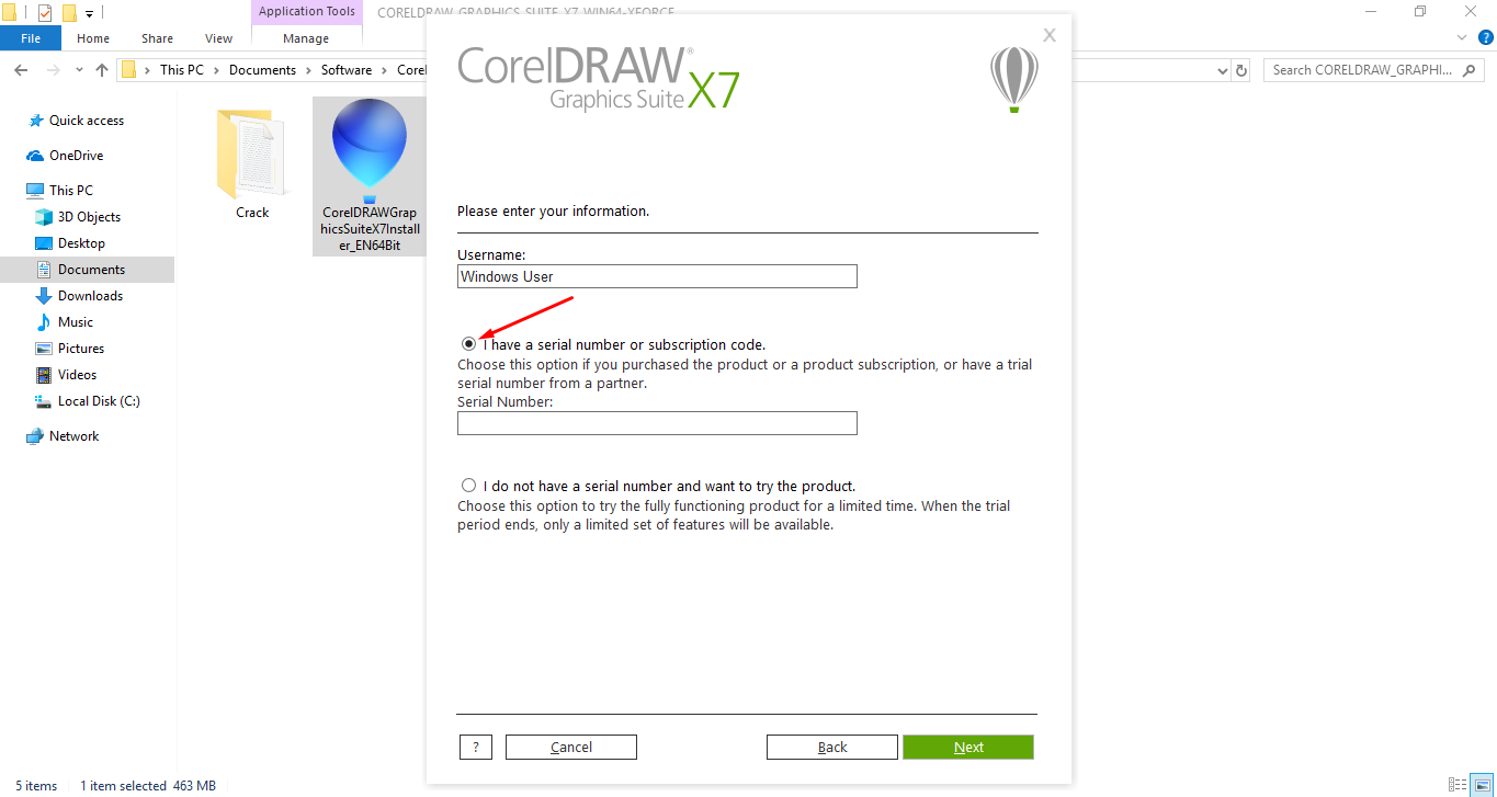 install corel x4 windows 10