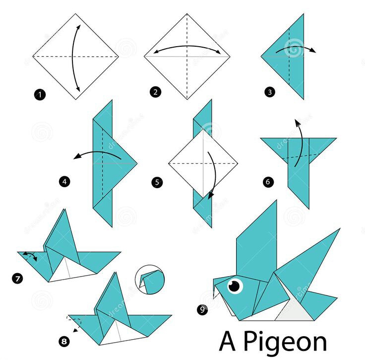 How To Make An Easy Origami Pigeon Video Tutorial