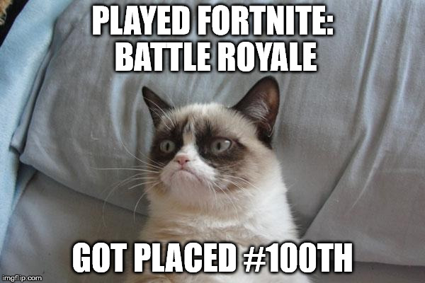 Played Fortnite Battle Royale - got placed #100th — Steemit