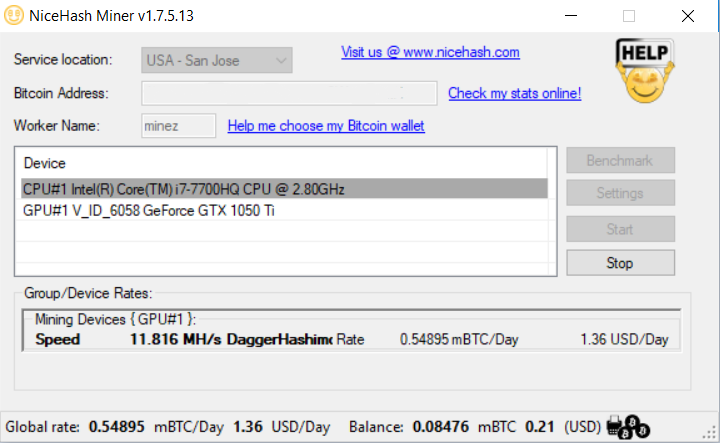 Bitcoin mining 1050 ti