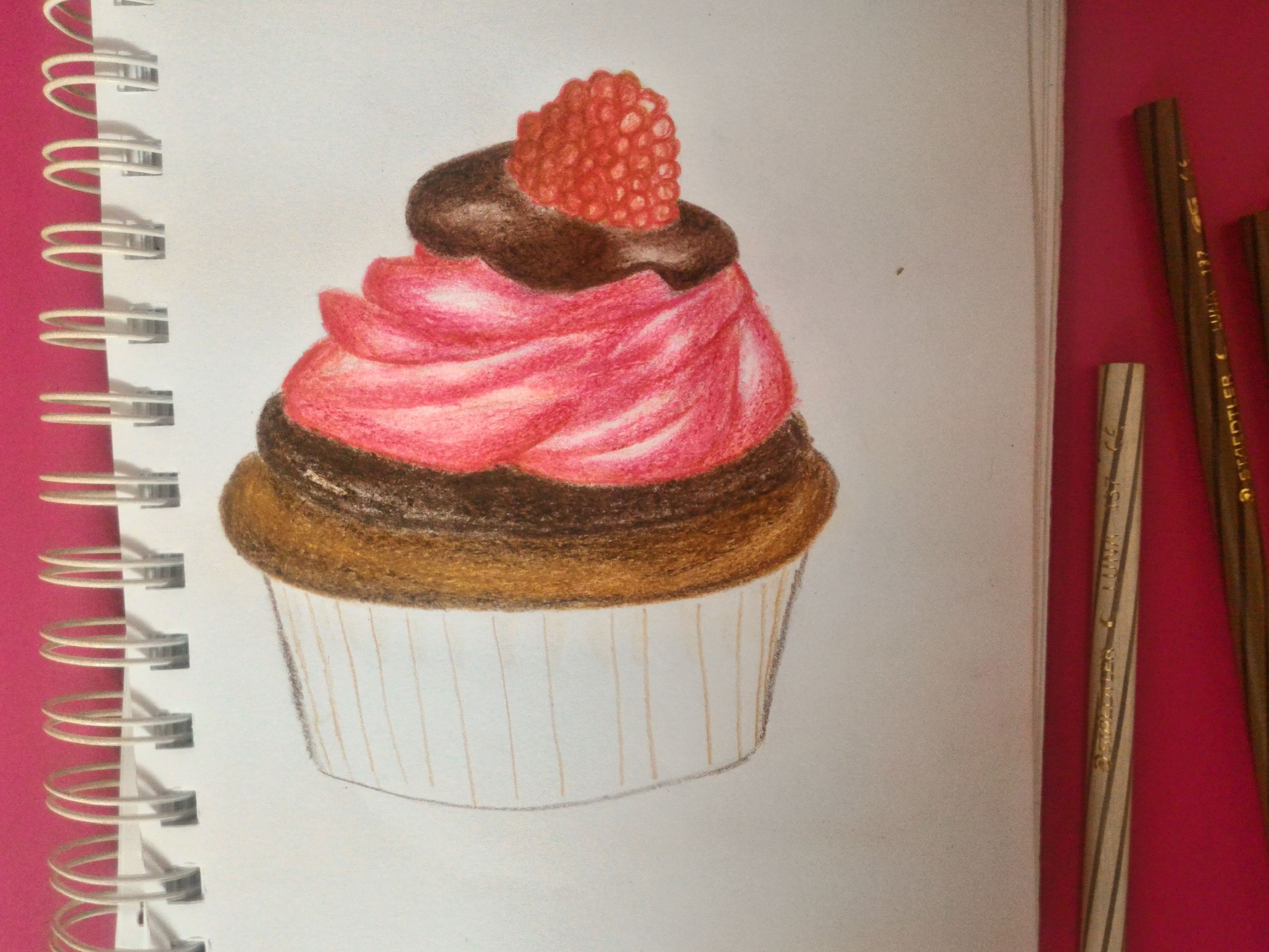 Perfect Pink Cupcake Art Print by Patricia Shea Designs | Society6