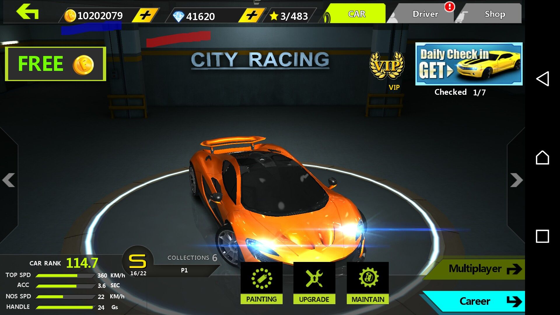 city racing 3d cheats