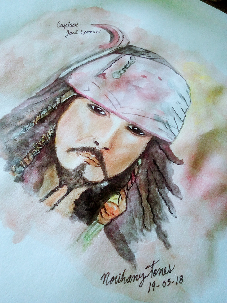 Jack Sparrow Drawing by randa abu sabbah | Saatchi Art