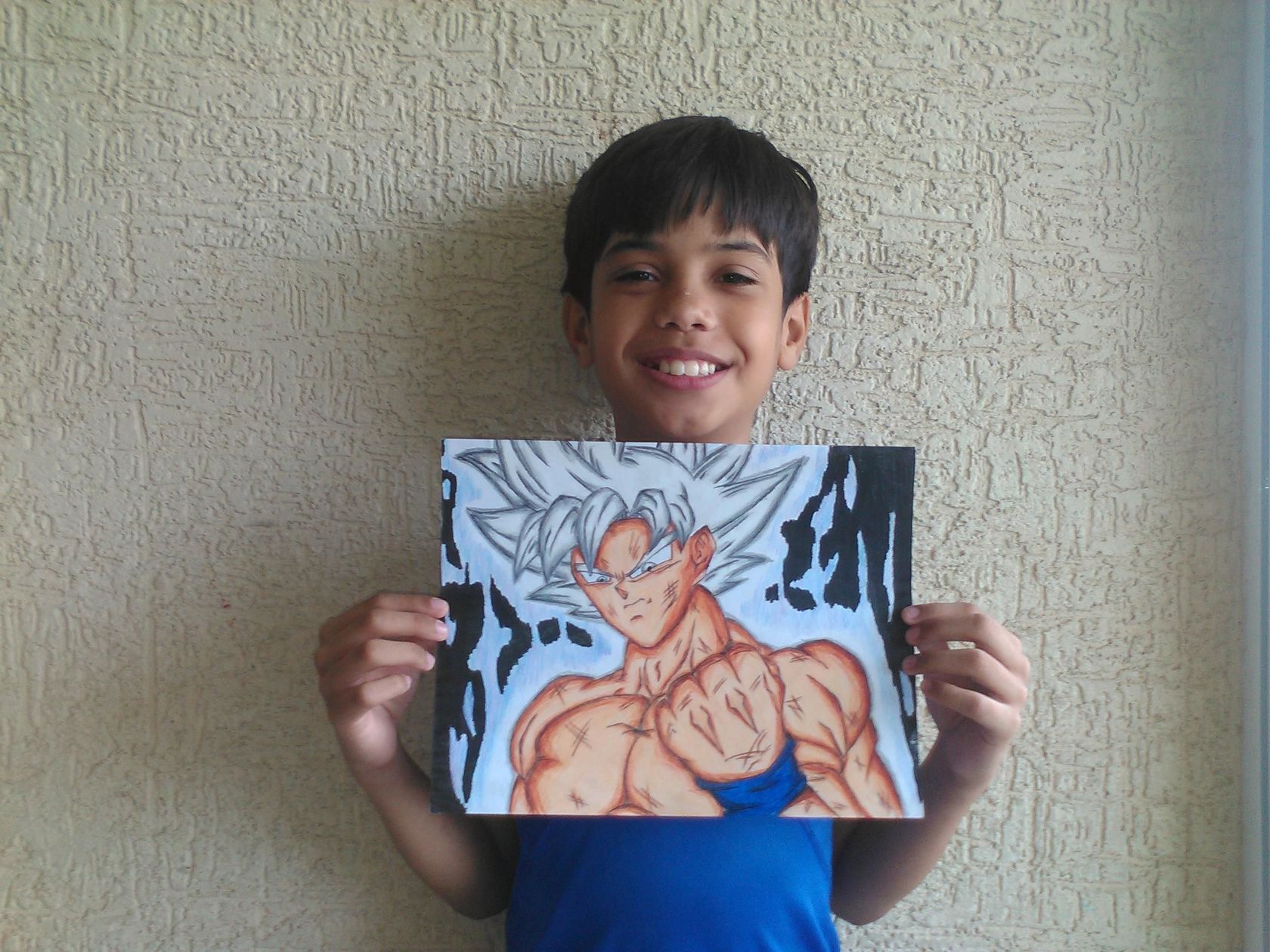 Goku ultra instinct drawing I've made🌀 : r/dbz
