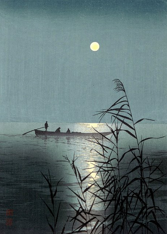 "Moonlit Sea" by Shoda Koho, 1920.png