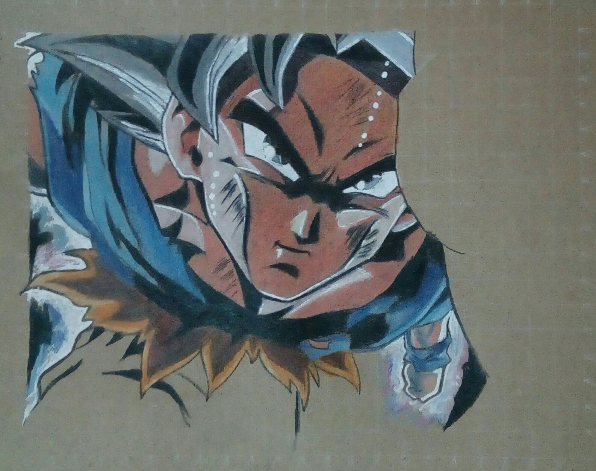 DRAWING GOKU ULTRA INSTINCT (Dragon Ball Super) 