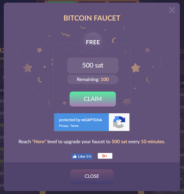 bitcoin faucet free