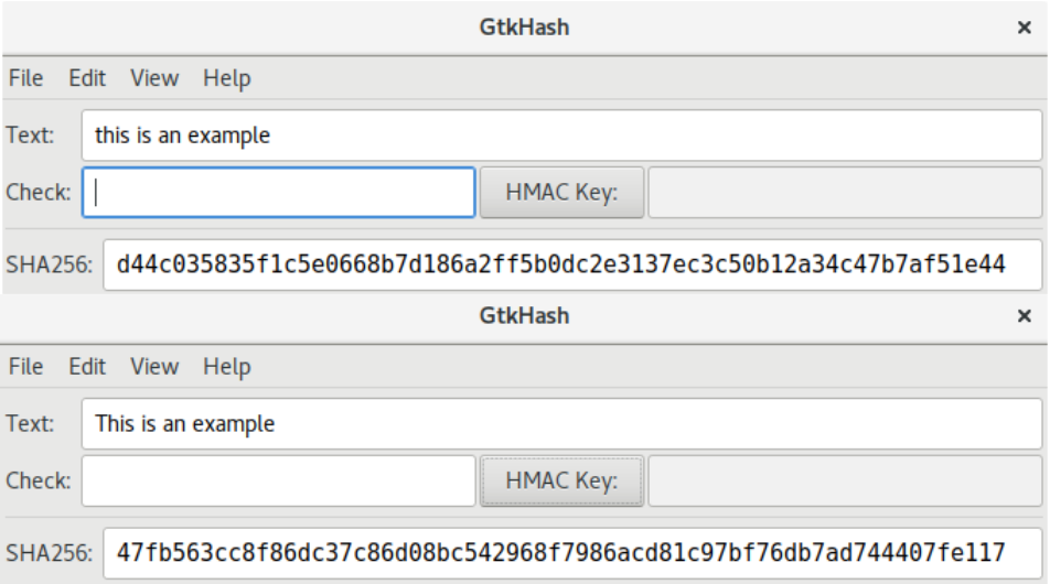 Hashing with the SHA256 